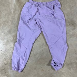 Lavender scrub pants